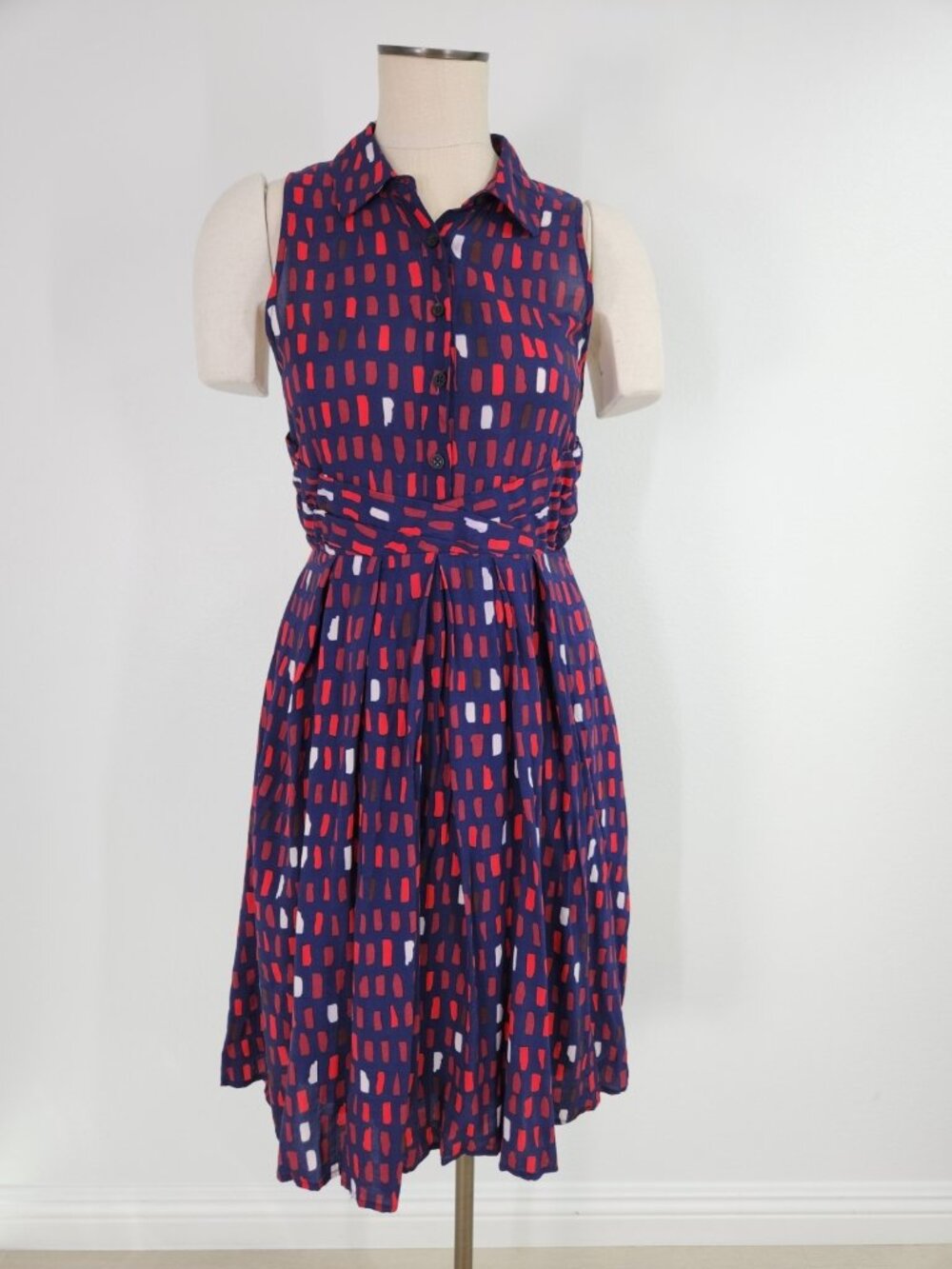 11.1 Tylho Anthropologie Brynn Swing Dress Womens Fit & Flare Size Small